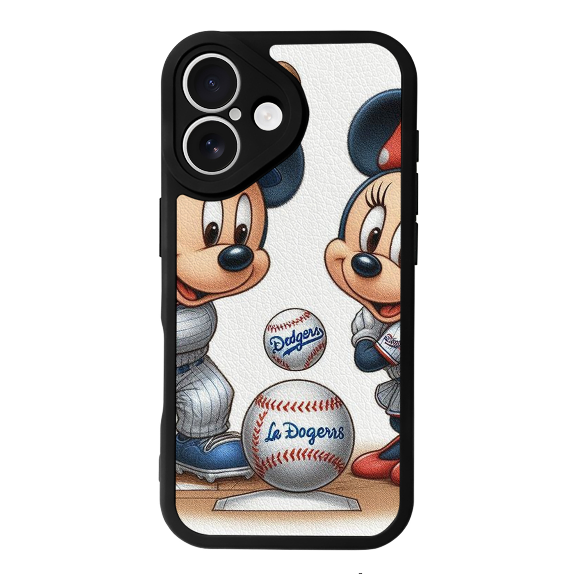  IPhone 16 Silicone Leather Case – UV Print, Lambskin Texture – Perfect Fit, Wireless Charging Compatible, Scratch Resistant, Precise Cutouts – Stylish Protection For IPhone 16